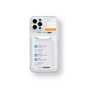 Transparent cas:pace phone case